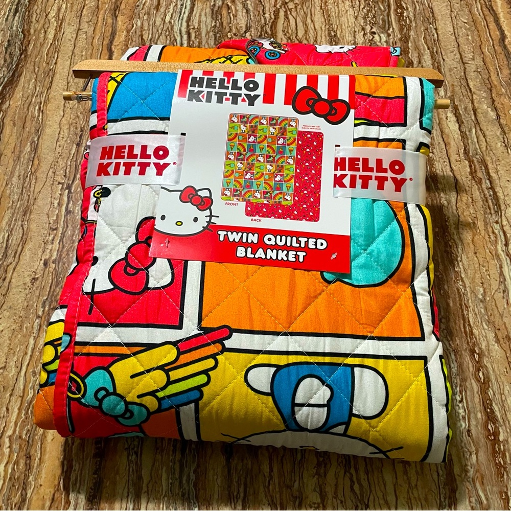 Sanrio Hello Kitty Quilted Blanket